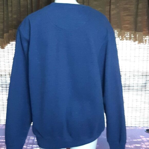 Us polo ASS M Blue CrewNeck SweatShirt‎ M - Picture 4 of 7